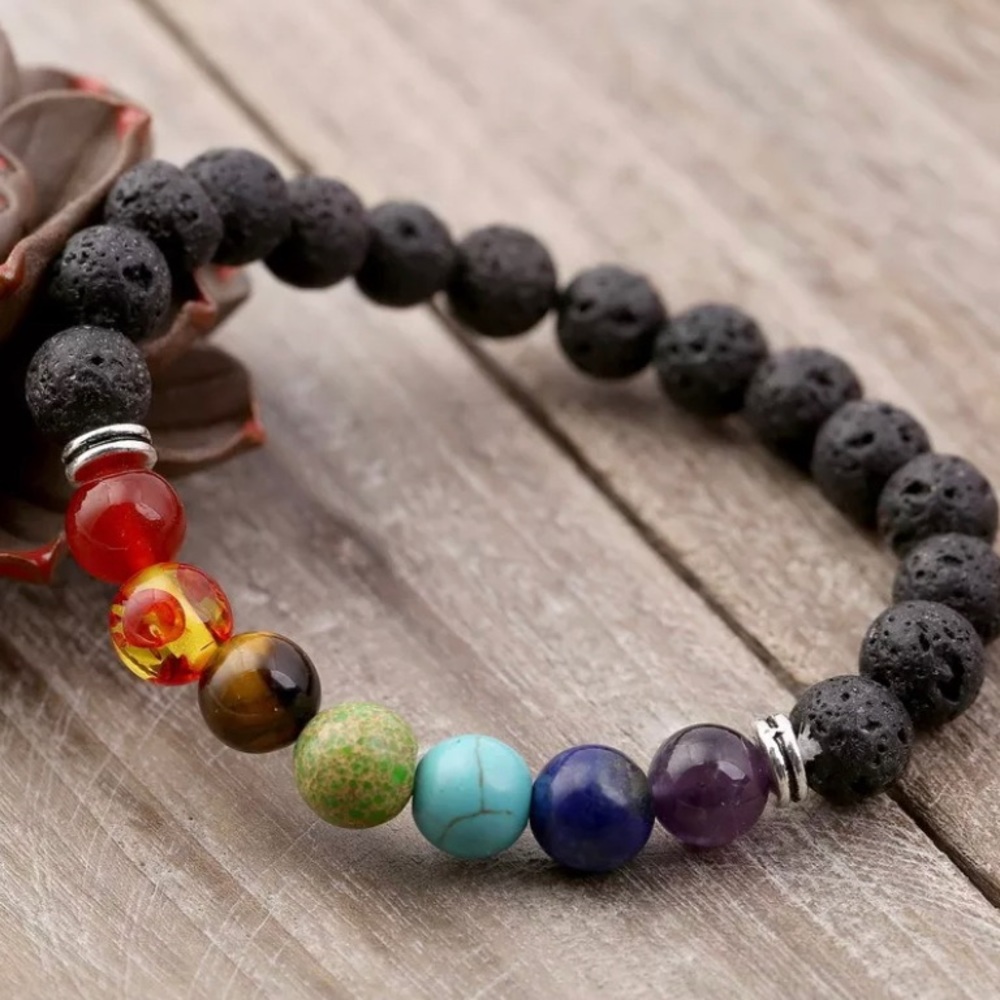 Lava beads healing stones